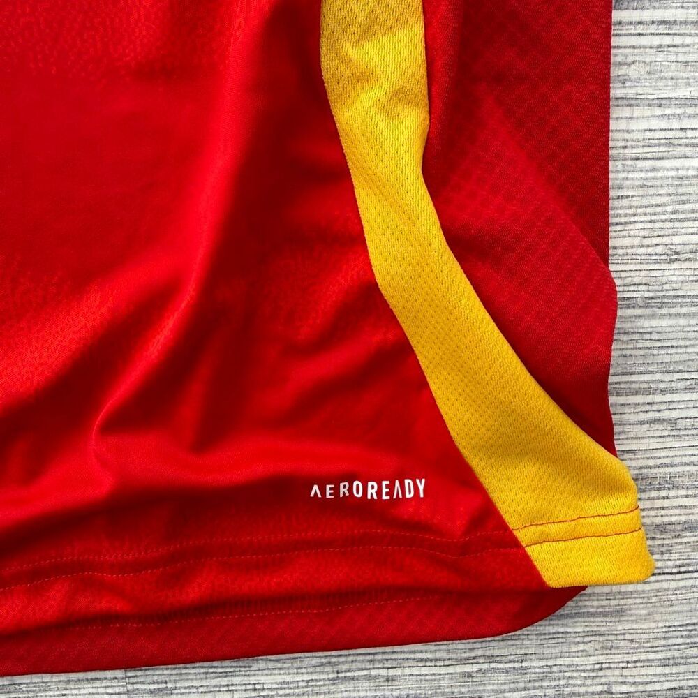 Adidas Spain National Team #17 Williams Jr Soccer Jersey Red NWT Size Medium - Picture 4 of 8